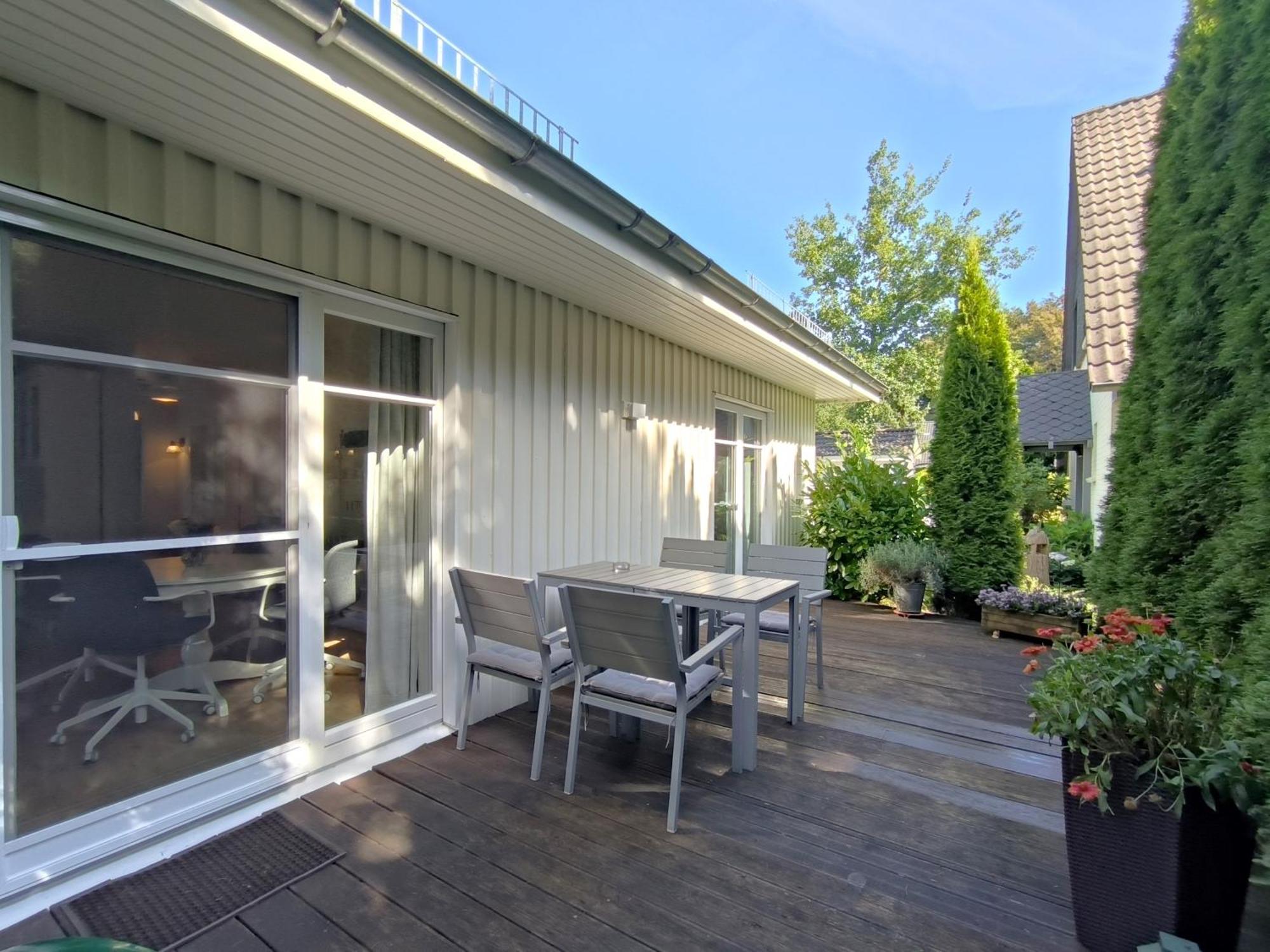 Ferienhaus Inger - Stilvolles Und Modernes Ferienhaus Mit Terrasse Und Gartennutzung Tarp Exterior foto